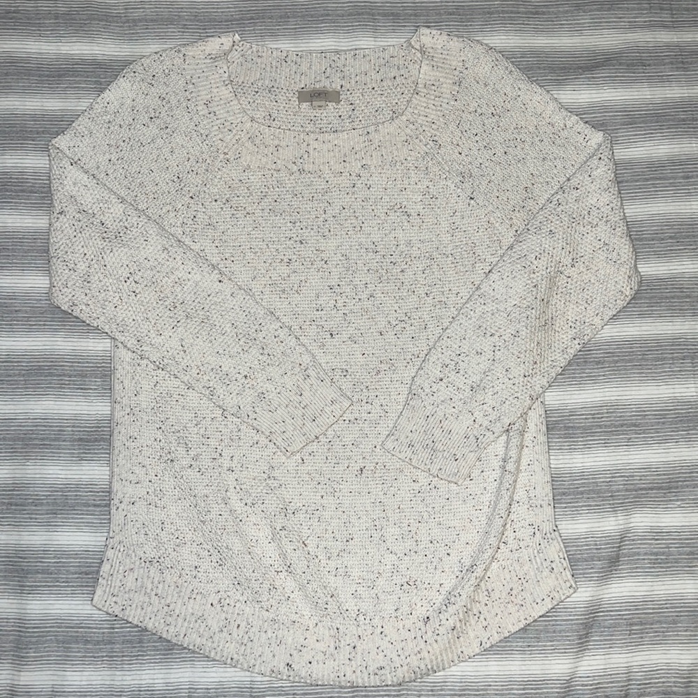 LOFT Speckled Sweater